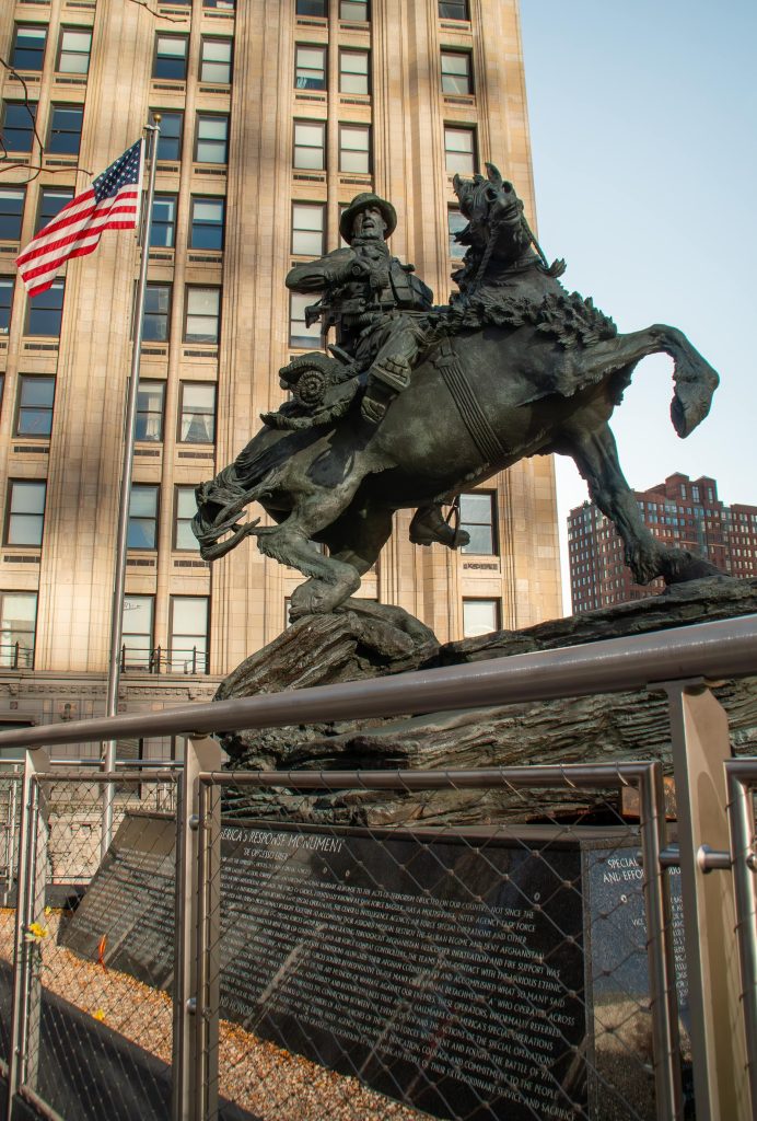 HSB Horse Solider Statue New York
